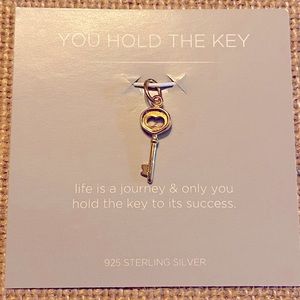 Origami Owl Core Collection “You Hold The Key” gold charm